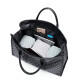 Swison Star Travel Bag Men's Leather Bag Casual Handbag Large Capacity Business Short Distance Travel Luggage Bag Men's Crossbody Shoulder Bag 3058# Plaid