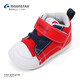 Yuexing children's shoes can be worn in all seasons, children's functional shoes, toddler shoes, boys' learning walking shoes, girls' canvas toddler shoes, red - new color 21.5 (inner length 13.5cm, suitable for feet 13cm long)