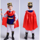 Yaosheng [Quality Selection] Christmas Children's Cinderella Fairy Tale European Palace Performance Costume Stepmother Guard Angel Wine Red Vest Prince 9085-94cm