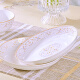 Haoya Jingdezhen ceramic tableware dishes, plates, spoons set home gift microwave oven suitable for 20 heads Sun Island