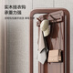 Moon Shadow Tong full solid wood dressing mirror walnut household floor-standing rotary clothes hanger with mirror coat rack full body mirror coat rack