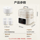 SUPOR electric stew pot, water-proof stew pot, 2.5 liters, large capacity, electric casserole, soup pot, stewing and steaming all-in-one, smart reservation, multi-functional household bird's nest stew pot, electric stew pot DZ25FC859, one pot with five gallbladders 2.5L