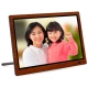 Leshilia 13.3-inch IPS high-resolution 1920*1080 full-view high-definition digital photo frame home electronic photo album table commercial display 13.3-inch cherry wood grain free 32G U disk