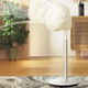 Sezze Japanese air circulation fan electric fan household floor fan smart desk fan DC variable frequency timing desktop fan remote control energy-saving light turbine convection ventilation fan Y-289 (upgraded model - without battery life)