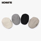 
Monnet hat men's summer new duckbill hat middle-aged and elderly casual daddy beret four seasons painter hat retro front hat black [letter copper label] one size (54-60CM)