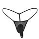 Men's sexy thong stockings airplane cover silky cover thin mesh transparent single underwear men's breathable gay red opening