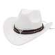ESQTJF Tibetan tilt-up hat Western cowboy hat Tibetan felt hat new cow head prairie plateau ethnic style outdoor hat brown (cowboy calf head) M (56-58cm)