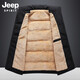 JEEP SPIRIT gilet gilet rembourré en coton pour hommes gilet d'automne et d'hiver pour hommes gilet thermique épaissi décontracté veste coupe-vent d'extérieur en coton pour hommes 683 bleu XL