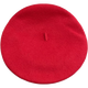 ANZHISHANG, Béret de couleur solide en laine en laine privée, version coréenne féminine Chapeau simple et polyvalent, automne à la mode et hiver, chapeau de peintre rétro, noir