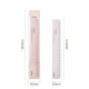 Deli transparent 20cm student ruler college entrance examination drawing charting wavy edge ruler 79752 single pack school stationery gift
