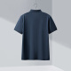 HLA Hailan House POLO shirt men's summer sports series moisture-absorbent breathable short THNTPD2Q124A Navy blue (2D) 180/96A (52)