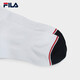 FILA official men's socks mid-waist socks set winter simple sports socks mid-calf socks two pairs set standard white/legendary blue-99 2 pairs (XS)