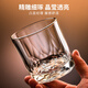 Ocean imported whiskey glass home retro European transparent glass wine glass ins style beer glass bar set creative design tango cup 350ml / 4 pieces