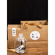 Bubble wine glass bottle wine bottle empty wine bottle high-end creative liquor bottle sealed household wine bottle wine container Elf-Transparent-500ml