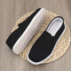 Men's old Beijing cloth shoes, traditional handmade mille-layout cloth shoes, breathable, sweat-absorbent work shoes, soft-soled driving cloth shoes, black 42