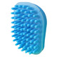 Dele Dog Bath Brush Cat Bath Brush Teddy Golden Retriever Corgi Cleaning Rub Bath Massage Brush Pet Supplies Blue