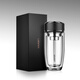 LEIDFOR G21 double-layer glass men's insulated water cup tea water separation cup insulated tea cup obsidian black 370ml