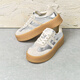 Bestou Spring y Summer Shoping Shoping Mall Nuevo Retro espesor Silver Silver Training German Shops Sports Sports Sports I9227cm4 Silver/Gray 38