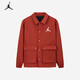 Jordan Nike AJ children's clothing boys' jackets children's autumn new windproof reversible tops red ocher