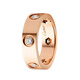 Cartier men's and women's same ring LOVE series rose gold diamond couple ring 2024 new versatile ring rose gold 44