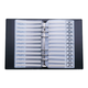 Throwing stones Chip resistor book Capacitor book Multilayer inductor book Electronic component sample book High-precision circuit experimental components 0201 170 kinds of resistance values 1% resistor book 1 box