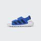 Adidas children's shoes for boys and girls open toe non-slip soft sole sandals ID2841 blue 1/33 size/200mm