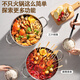 SUPOR hot pot special pot large capacity 304 stainless steel thickened double bottom hot pot soup pot induction cooker household multi-function pot large stainless steel hot pot 6.5L 30cm