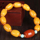 Zhenghe Jewelry Boutique Chicken Fat Yellow Beeswax Bracelet Original DIY 15.3g