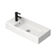 Mini wash basin wash basin small apartment extremely narrow corner wash basin ultra narrow small size wall hanging 18cm30cm length 40cm*width 22cm hanging basin with faucet
