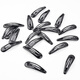 Jian Yingshu water drop hairpins 20 black side clips for broken hair bangs on the back of the head hairpins clips one-word clips