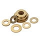 Jinggong Brass Washer Copper Washer Brass Flat Washer Flat Washer Brass Washer Metal Flat Washer GB97 M12*24*1.2 (20 pcs)