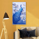 Cuttlefish Diamond Painting Magnolia Peacock 50*90cm Diamond Cross Stitch Diamond Embroidery Living Room Entrance Three-dimensional DIY Handmade Dot Diamond