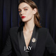 Jay rose flower brooch, high-end female corsage accessories, birthday gift for mother, mother-in-law and elders