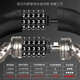 Phoenix bicycle lock password steel cable lock anti-theft electric motorcycle mountain bike lock portable extended light riding accessories password lock 120cm-black five-digit password