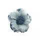 Mrs win Korean style fabric flower brooch women's niche design silk yarn three-dimensional brooch temperament dress dress accessories light blue A04-303