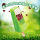 Mengniu Green mood condensed milk red beans plus mung bean flavor ice cream 68g*6 pieces/box cold drink