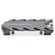 Thermalright (Limin) TL-M.2 2280 pro solid state radiator all aluminum radiator anode sandblasting process with 8mm heat pipe 2280Specifications double-layer silicone sheet