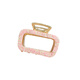 
Simple and versatile oxygen-colored medium-sized clip on the back of the head with high-end shark clip 2025 new high-end hair clip LY3878 clip-pink small square