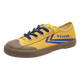 Feiyue (Feiyue) Macaron lienzo zapatos zapatos para hombres zapatos para mujeres 2024 verano nuevos zapatos casuales de moda y modernos zapatos de atletismo para hombres amarillo/azul oscuro 42
