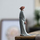Fw Li Bai Statue Ancient Character Ceramic Sculpture Home Decoration Crafts Living Room Office Study Desktop Ornament Li Bai - Colored Sand Blue Gray Style