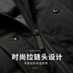 Snow Flying 90 velvet mid-length down jacket men's removable hood autumn and winter casual warm thickened jacket men 185