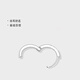 Yinyu simple silver needle earrings, high-end ear bone nails, no-picking earrings for sleeping, female birthday gifts for girlfriends, a pair of 12mm earrings, suitable for earlobes