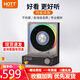 HOTT Voice of Berlin C229 Desktop CD Record Player HIFI Fever-Grade Wireless Bluetooth Speaker All-in-One Portable CD Player Retro Fashion Ornament Outdoor Portable Audio Elegant White U Disk Version Lossless Sound Quality + Imported Movement + Two-Way Bluetooth