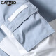 CARTELO crocodile jacket men's spring and autumn jacket men's workwear hooded casual charge men's clothing light blue XL