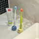 Japanese and Korean quality punched dream dry eyes set holder toothbrush toothbrush-free set base storage rack two packs