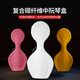 Shili Qingbo Zhongruan Qinqin Boîte composite Fibre de carbone Zhongruan Bagage ethnique Instrument de musique ethnique Bagure Ruan Qinbag Modèle de personnalisation Anti-Fall Yellow