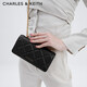 CHARLES&KEITH textured rhombus chain small square bag wallet crossbody bag women's bag birthday gift for girlfriend CK6-10680924