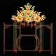 Meng Junchen bride's Chinese-style ancient hair accessories set golden phoenix crown butterfly tassel domineering palace headdress Xiuhe clothing accessories phoenix crown