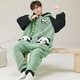 Junge Liebeswörter Pyjama Herbst- und Winterstil für Männer und Samt verdickte Korallenmerze mit Hut Winter Casual Home Clothing Set können an der Außenseite YPF3894 Panda Herren xl (130-155 Jin [Jin gleich 0,5 kg]) getragen werden.