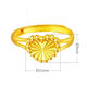 Vatican-made old Phoenix gold store style gold-plated 999 pure silver gold-wrapped women's ring love fashion versatile Chinese Valentine's Day ring love ring gold 9999 live style 0.09g
